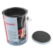 Črna barva, opozorilni lak RAL 9017 WILCKENS GRANIT, pločevinka 2,5 l