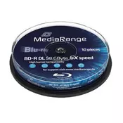 MediaRange MR507 BLU-RAY 50GB DL BD-R 6X ( 5250MRSP/Z )