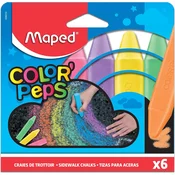 Maped Kreda barvna debele za pločnik 1/6