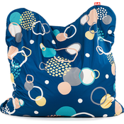 Tuli Bean bag Smart Removable cover - Polyester Pattern Kolobeh Blue