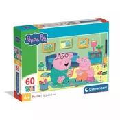 Peppa pujsek sestavljanka - 60 delov