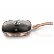 Berlingerhaus Ponev za žar z marmornato površino in pokrovom 28 cm Rosegold Metallic Line BH-1610