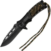 Outdoor sklopivi nož KP - 41050 - ČRNa/Zelena KP41050