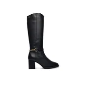 Tommy Hilfiger Zimski škornji Th Stud Heel Riding Knee Boot FW0FW09551 Črna