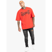 Tapout Majica SIMPLY BELIEVE  antracit siva / crvena / svijetlocrvena