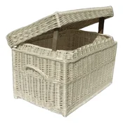 Box Pletena skrinja za igrače v ekru barvi - 60 cm