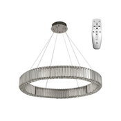 LED prigušiva luster na sajli LED/50W/230V 3000-6500K hrom + daljinski upravljac