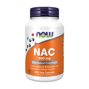 NAC NOW, 600mg (250 kapsul)