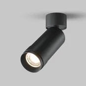 Maytoni LED stropni spot Focus Zoom, črn, 4.000 K, vrtljiv - Hodnik - črna - Aluminij