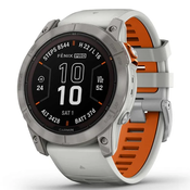 GARMIN FENIX 7X PRO SAPPHIRE SOLAR TITANIUM FOG GRAY/ORANGE