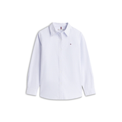 TOMMY HILFIGER Bluza golobje modra/bela
