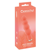 You2Toys peachy! mini perle - punjač, vibrator sa perlicama (breskva)