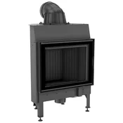 Kratki vgradni kamin NADIA/10/BLACK
