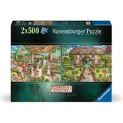 Ravensburger - Puzzle 2 x 500: Od vrtnega centra do doma - 500 kosov