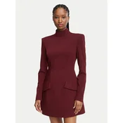 Bardot Cocktail obleka Lizet 60764DB Bordo rdeča Slim Fit