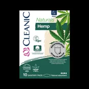 shumee 035282 HH Cleanic Naturals nočni higienski vložki iz organskega bombaža in konoplje, 10 kosov