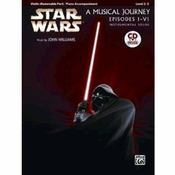 STAR WARS A MUSICAL JOURNEY I-IV +CD VIOLIN AND piano