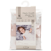 Set pamucnih pelena Lorelli - 80 ? 80 cm, 3 komada, Mellow Rose Mix