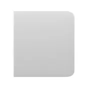 Ajax Systems 126136.323.WH SideCover (CP) - bela