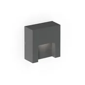 Wever & Ducré Lighting WEVER & DUCRÉ LED-stenna svetilka za zunanjo uporabo Reto 0,8, antracitna - Sodobni - Aluminij