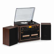 Auna 388-BT Wood, stereo sistem, Hi-Fi sistem, gramofon (MG-TC-388 BT)
