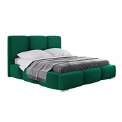 Postelja Comfivo 383 (Kronos 19) Zakonske, Zelena, 140x200, Blago, Posteljno dno, 160x222x112cm