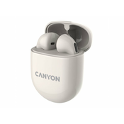 CANYON TWS-6 CNS-TWS6BE Bluetooth slušalice sa mikrofonom, BT V5.3, Bele