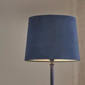 PR Home Namizna svetilka Tove, modra, višina 56 cm, kovina/tkanina - Dnevna soba/jedilnica