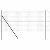 Vidaxl Sistem za pritrditev varjene žične ograje 10 x 1,4 m (Š x V)