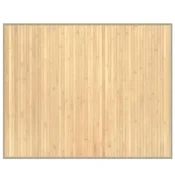 Vidaxl Preproga pravokotna svetlo naravna 80x100 cm bambus