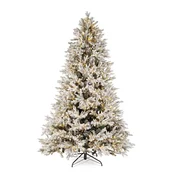 Casa Bianca Novogodišnja snežna jelka Berkshire, 240cm, 2500 LED lampica, Bela