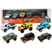 slomart LEAN TOYS Set 6 kovinskih terenskih vozil 1:64