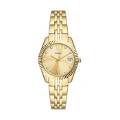 Fossil Ženski sat Scarlette, Zlatne boje