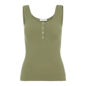 PIECES Top KITTE, zelena