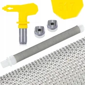 Rosfix ROSFIX SET BRIZGALNA GLAVA 517 + 2X TESNILO ŠOBE + FILTER 60 MESH – ZA AGREGAT | 25 CM, O0,017, 93,5 MM, (5000073745)