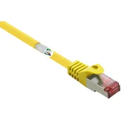 Renkforce Renkforce RF-5052918 RJ45 omrežni kabel\, Patch kabel CAT 6 S/FTP 2.00 m rumena z zaščitnim zapornim zatičem\, pozlačeni konektorji\, ognjevaren 1 kos, (20417794)