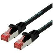 ROLINE Roline 21.15.2652 RJ45 omrežni kabel\, Patch kabel CAT 6 S/FTP 2.00 m črna 1 kos, (20420623)