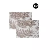 Aberto Design Set podmetaca za rucavanje BST055, 2 komada, Braon
