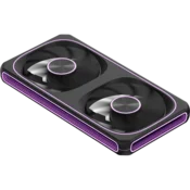 Formula Cooler 12 cm - 2 komada Air Fusion 2 BK (33,46 dB, max. 42,65 CFM, PWM 4-pin + ARGB 3-pin, hidraulicno ležaj, za hladenje kucišta, ARGB) AIR FUSION 2 BK