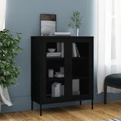 Ormaric za pohranu crni 80 x 35 x 101,5 cm celicni