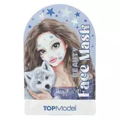 Top Model Hydratační pleťová maska s designem Beauty&Me, Modrá - Janet