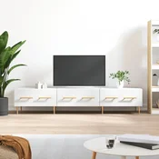 TV ormaric bijeli 150 x 36 x 30 cm od konstruiranog drva