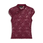 Bershka Bluza vinsko rdeča