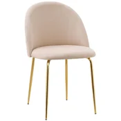 shumee Fargo Gold Velvet Beige žametni stol