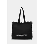 Karl Lagerfeld tote torba ženska bombažna K/RSG