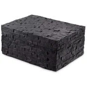 Casa Padrino luxury jewelry box black 28.5 x 22 x H. 13 cm - Jewelry box - Storage box - Luxury accessories - Decorative accessories - Luxury quality