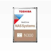 TOSHIBA HDD N300 NAS 8TB, SATA III, 7200 vrtljajev na minuto, 256 MB predpomnilnika, 3, 5, BULK