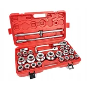 MAR-POL Komplet račne 26 delni set 3/4” in 1” – 12 kotne vtičnice 21-65mm