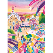 Magnolia - Puzzle Španija: Park Güell - 1 000 kosov