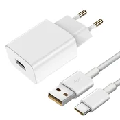 VIVO Originalni omrežni polnilnik Vivo USB kabel tipa C, 33 W hitro polnjenje - bel, (20628876)
